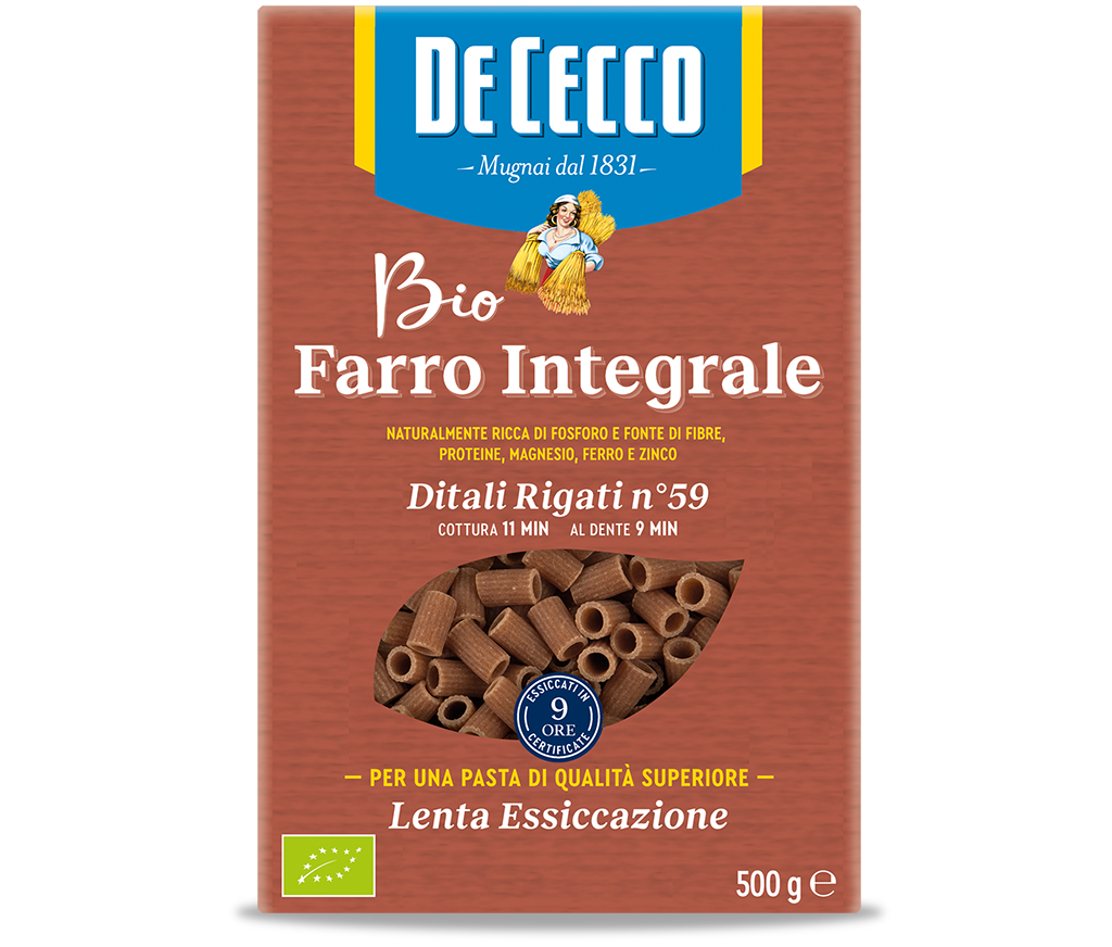 Ditali Rigati n° 59 Farro Integrale Biologici