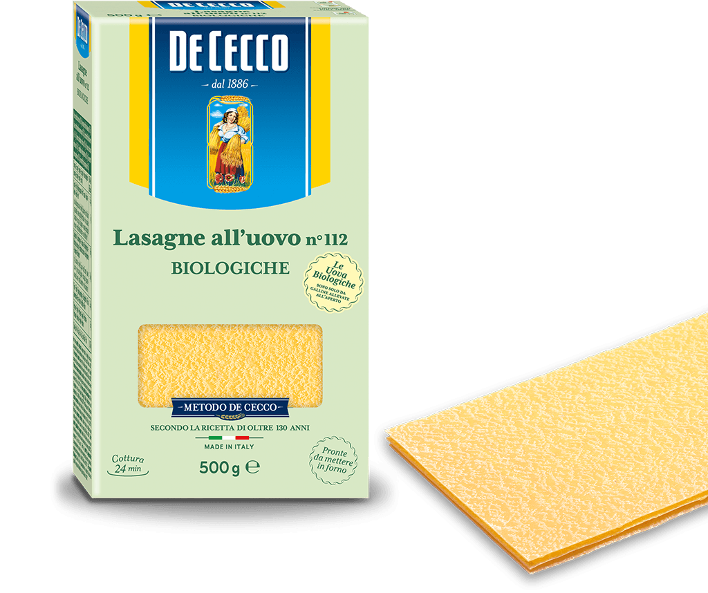 Lasagne no. 112 All'uovo De Cecco 500 g -  : Épicerie