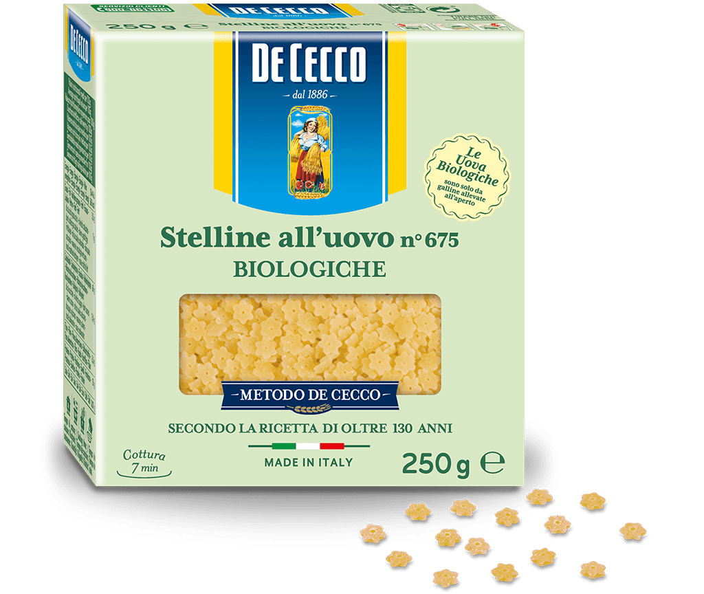 Stelline n° 675 all'uovo Biologiche