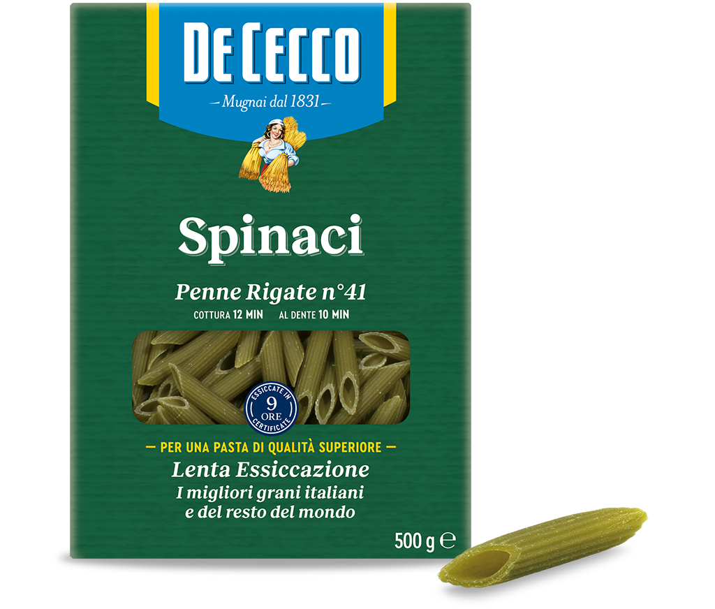 Penne Rigate n° 41 con spinaci