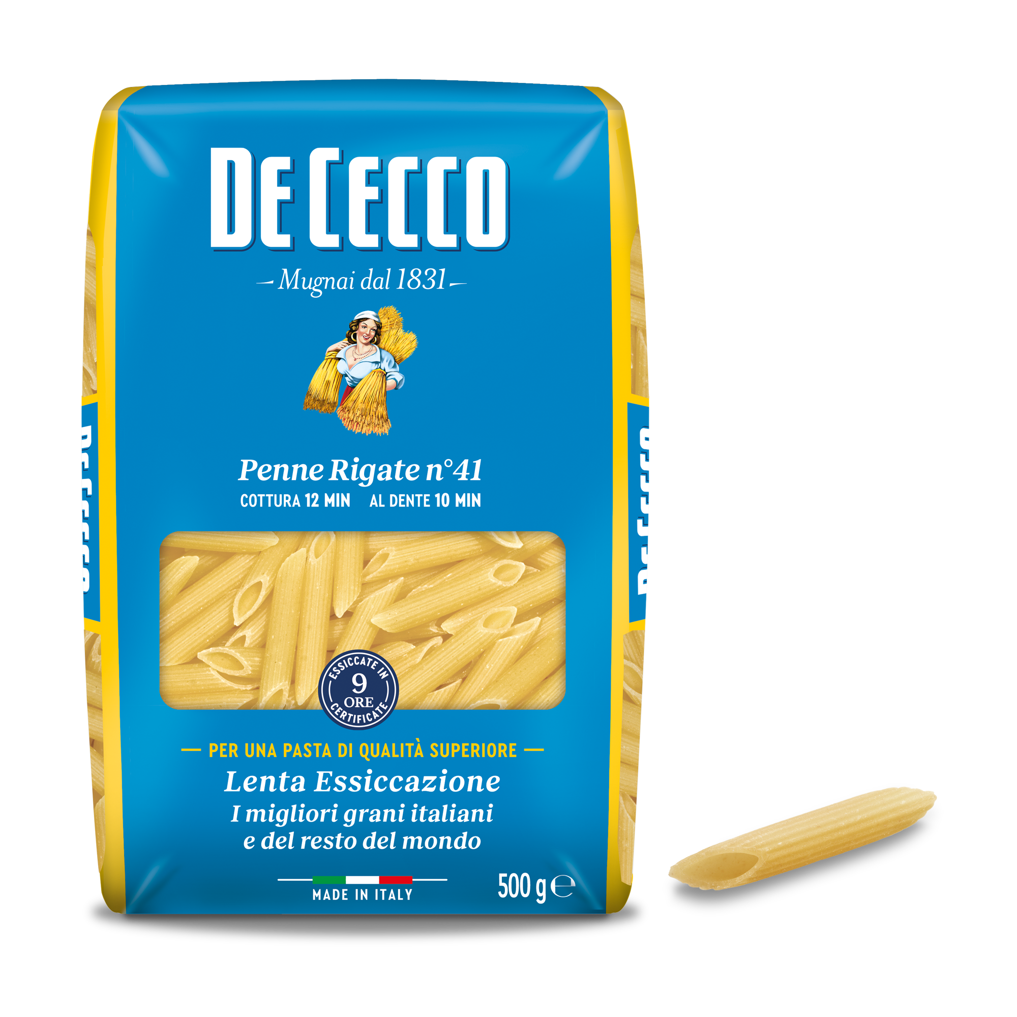 Penne rigate a la mantequilla y parmesano con caviar y limón confitado | De  Cecco