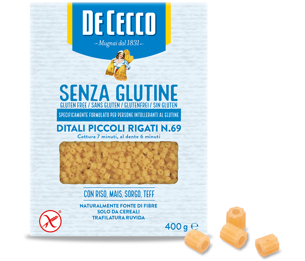 Ditali Piccoli Rigati n° 69 - Senza Glutine