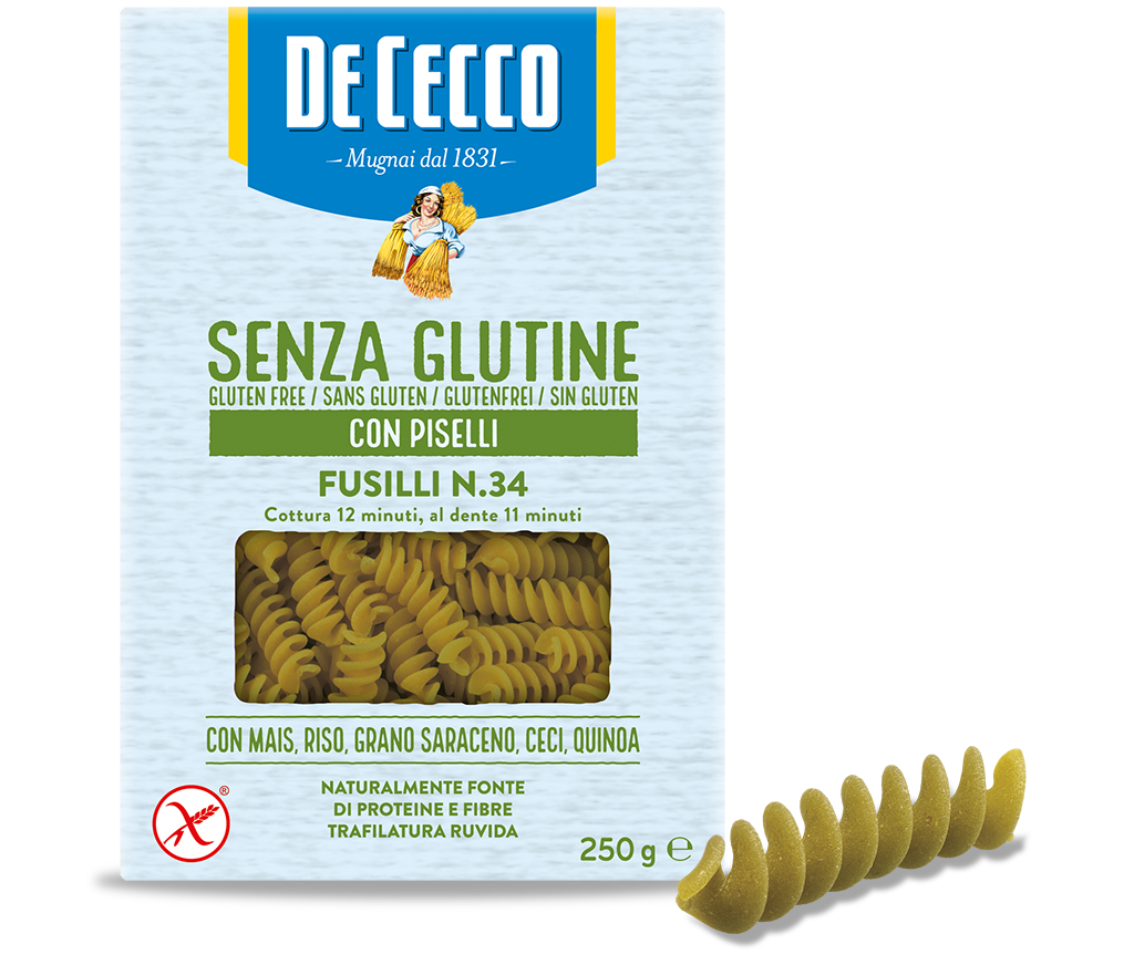 Fusilli n° 34 - Gluten-Free, made with Peas