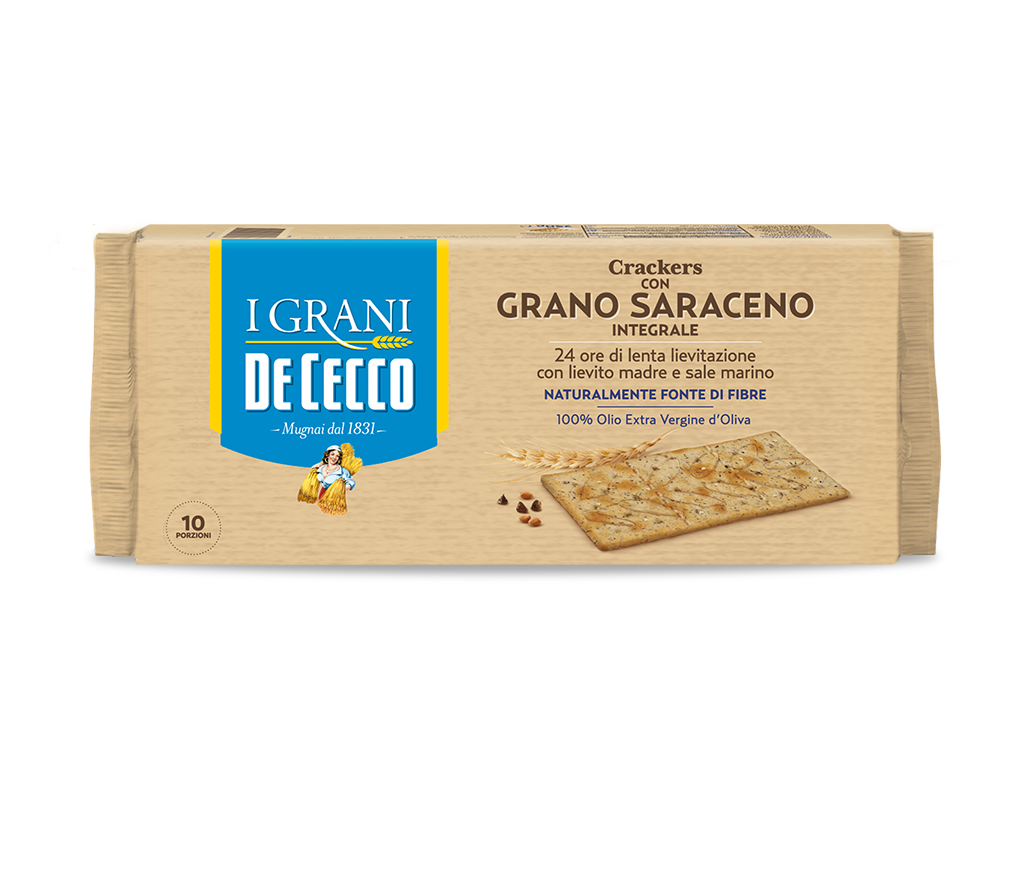Crackers con Grano Saraceno Integrale
