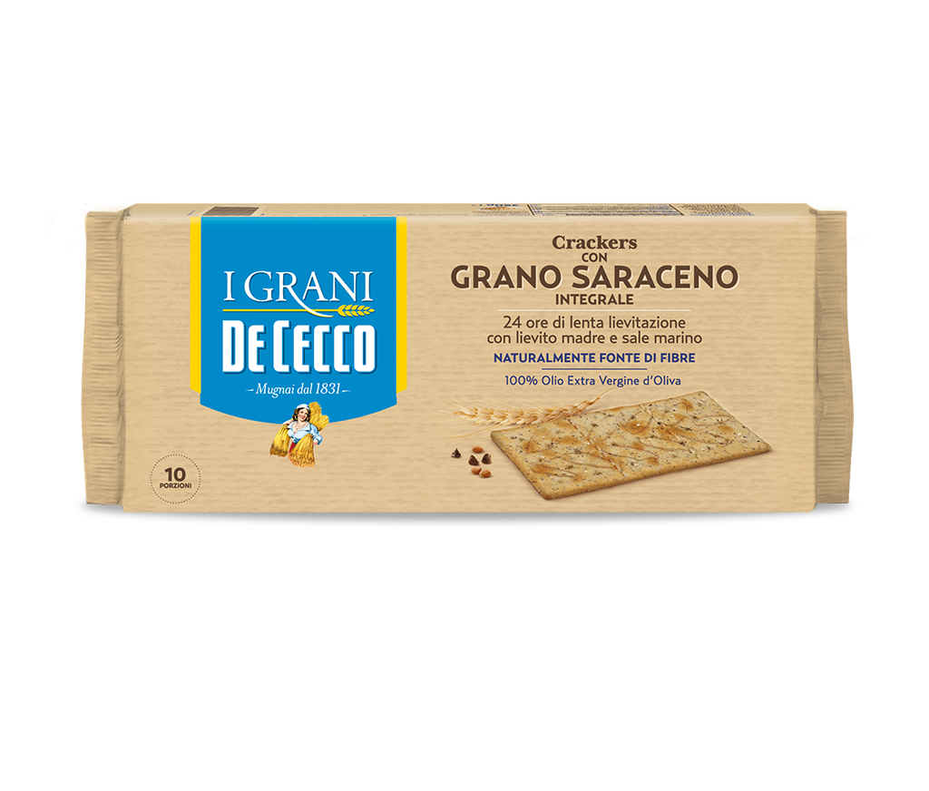 Crackers con Grano Saraceno Integrale