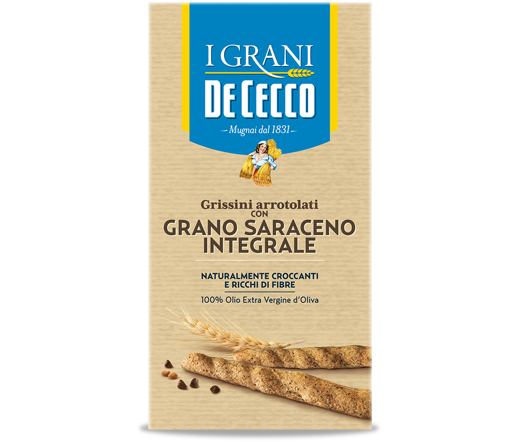 Grissini Arrotolati Con Grano Saraceno Integrale