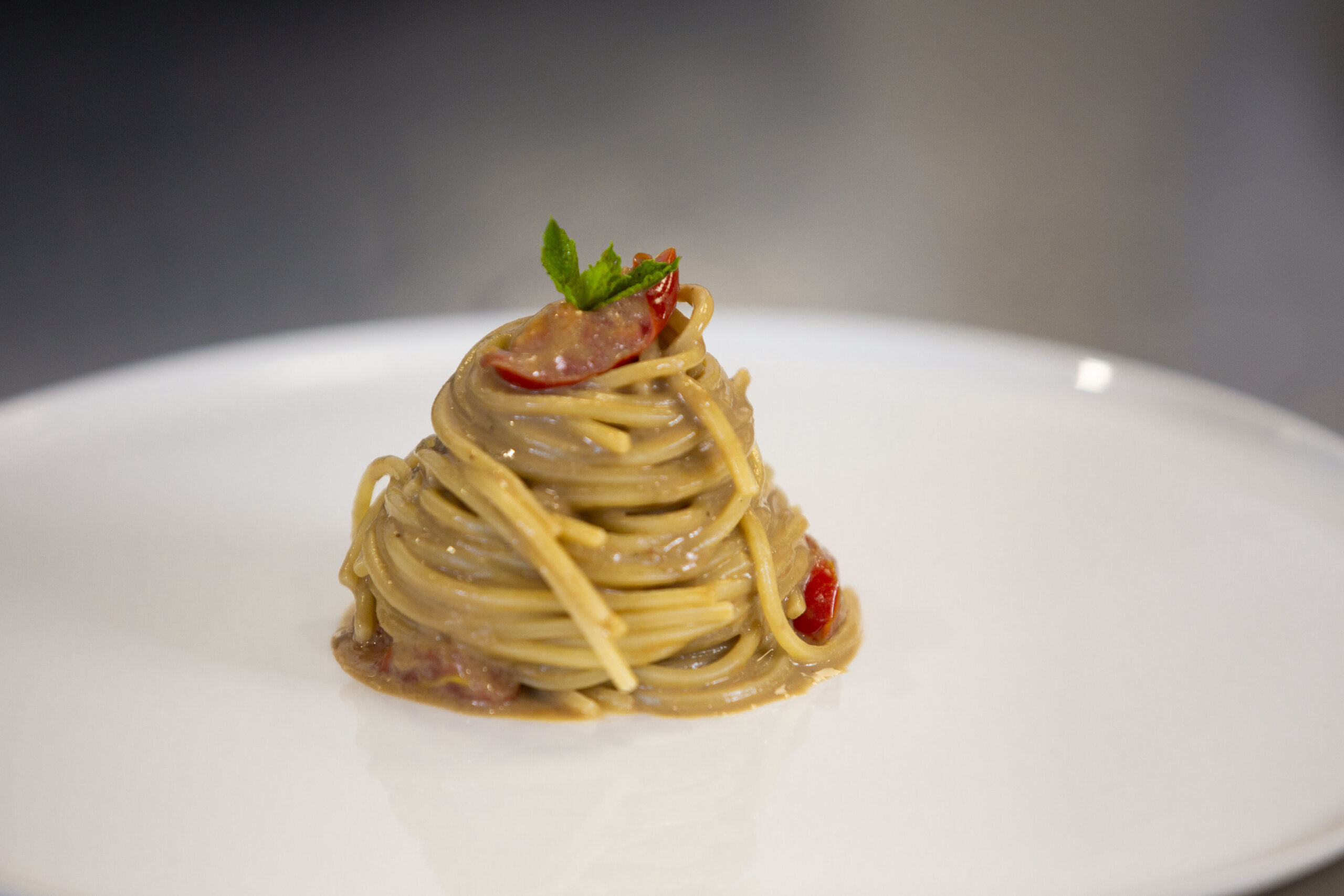 Maccheroni alla Chitarra con cozze alla saracena