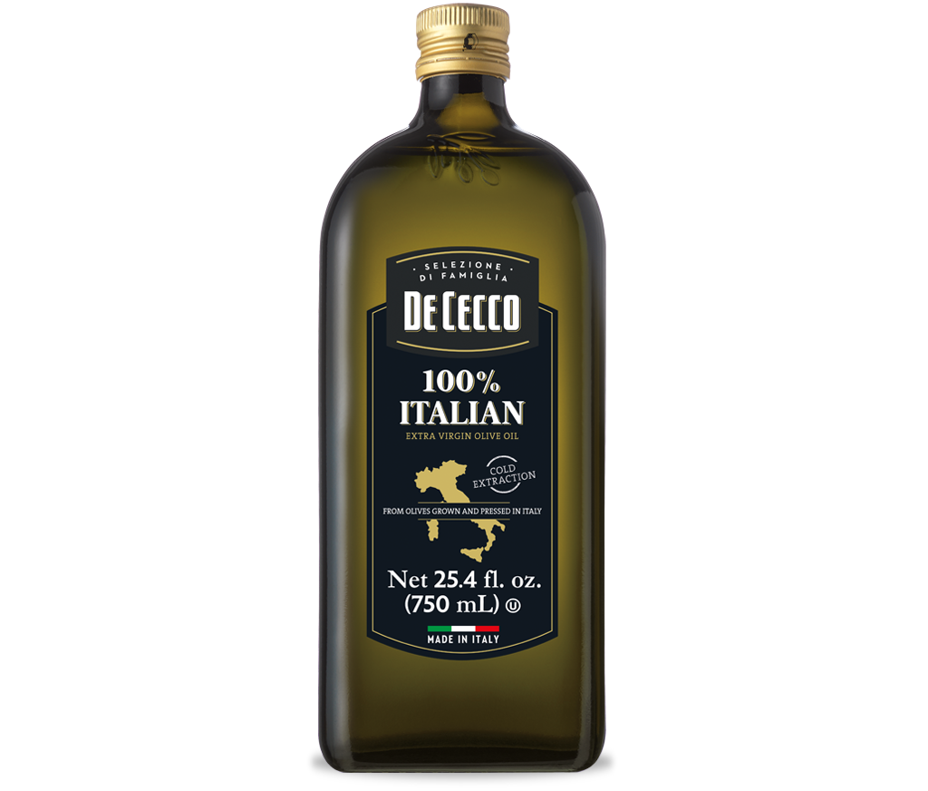 100% italian<br>Extra Virgin Olive Oil