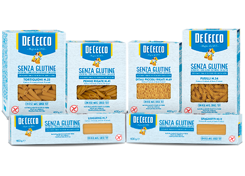 GLUTENFREIE PASTA: DIE KOMPLETTLINIE