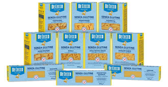GLUTEN-FREE PASTA: THE MOST COMPLETE LINE